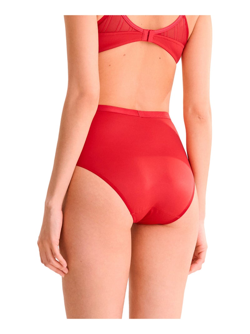 Culotte taille haute PRINCESS Rouge - Kiabi