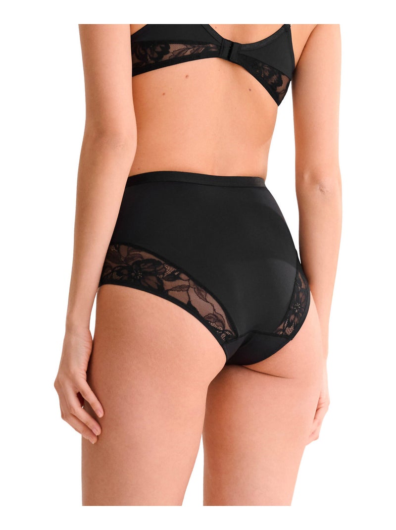 Culotte taille haute ROBIN Noir - Kiabi