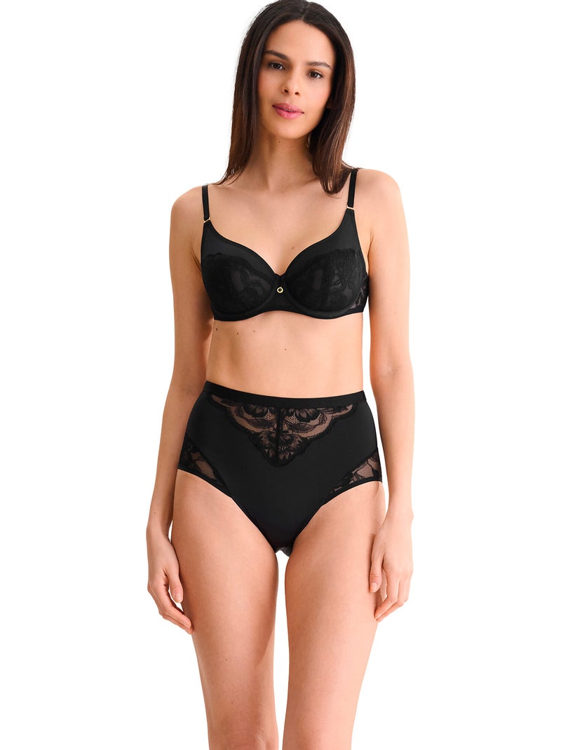 Culotte taille haute ROBIN Noir - Kiabi