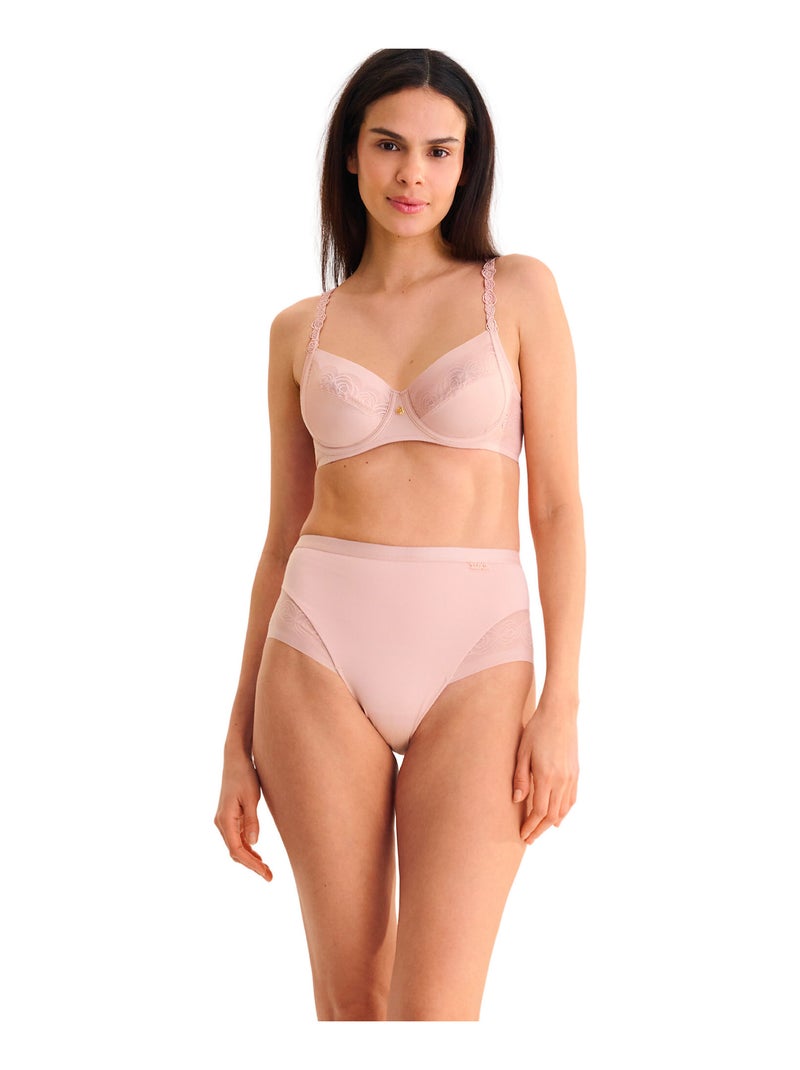 Culotte taille haute RUBY Beige - Kiabi