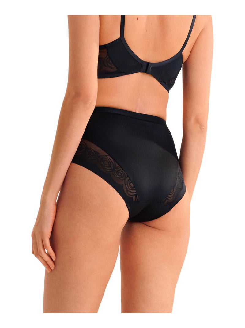 Culotte taille haute RUBY Noir - Kiabi