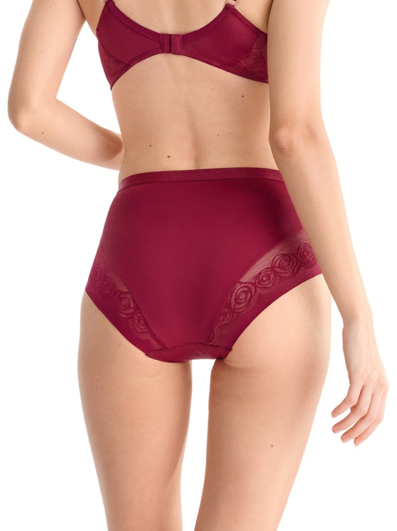 Culotte taille haute ruby Rouge - Kiabi