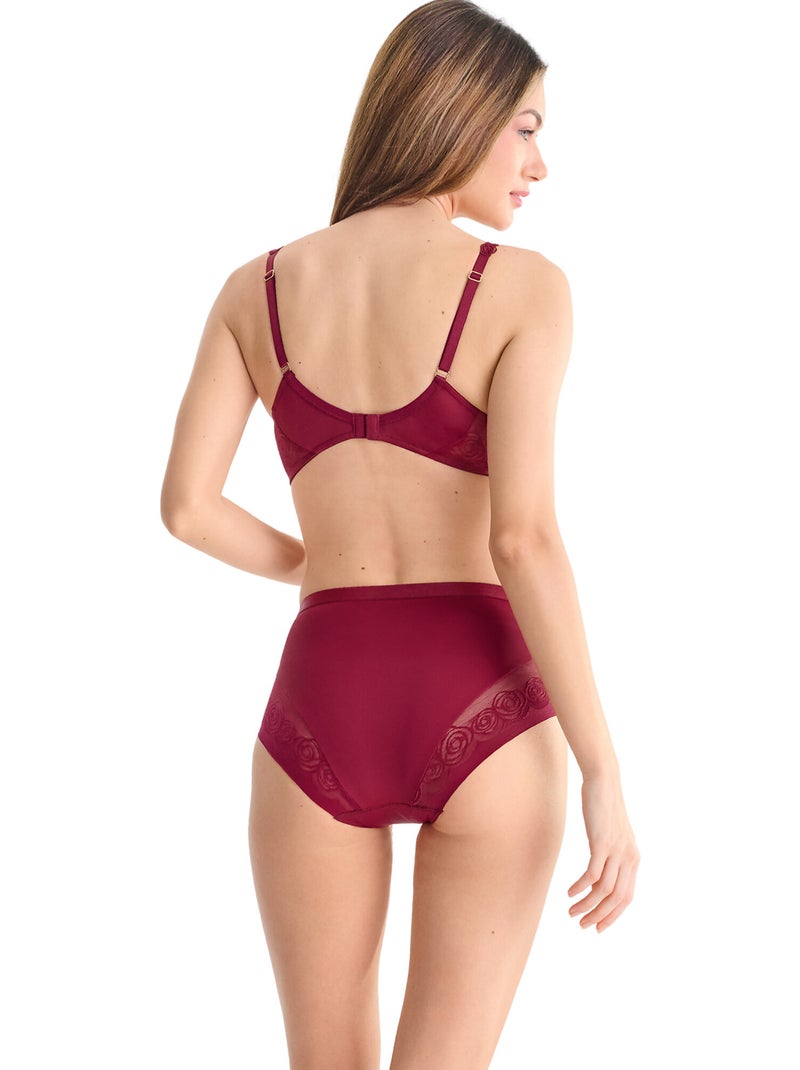 Culotte taille haute ruby Rouge - Kiabi