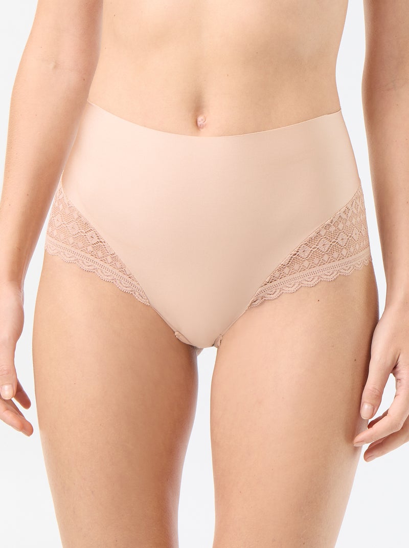 Culotte taille haute shapewear Rose - Kiabi
