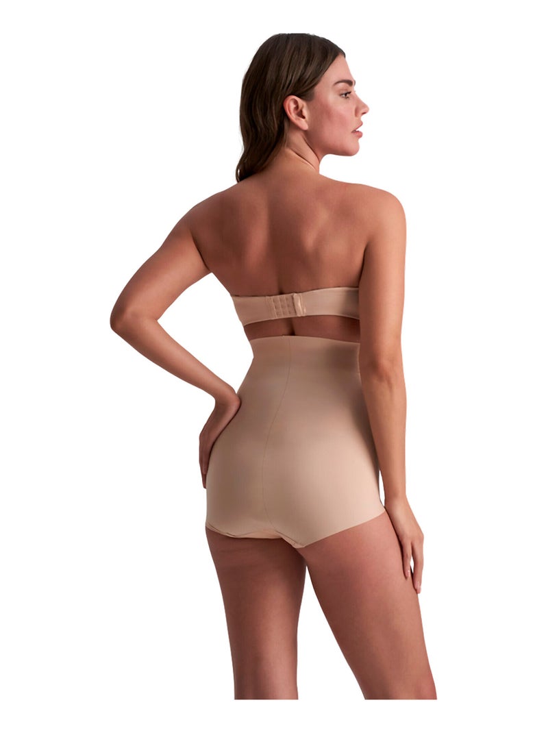 Culotte taille haute Smooth Essentials Beige - Kiabi