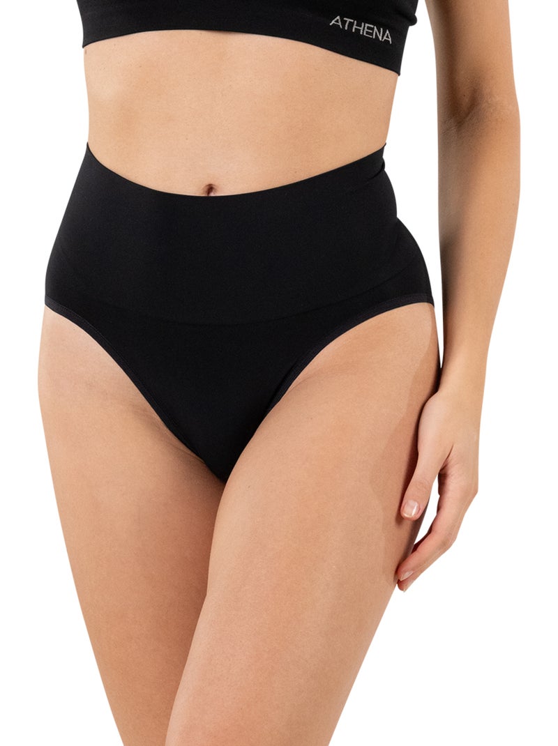 Culotte taille haute Smoothers Noir - Kiabi