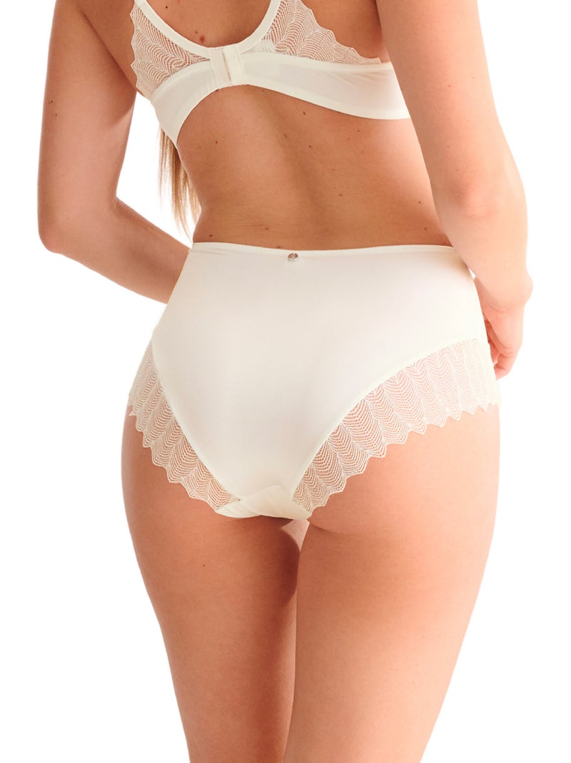 Culotte taille haute STELLA Ecru - Kiabi