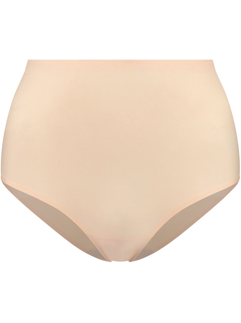 Culotte taille haute uni stretch Beige - Kiabi