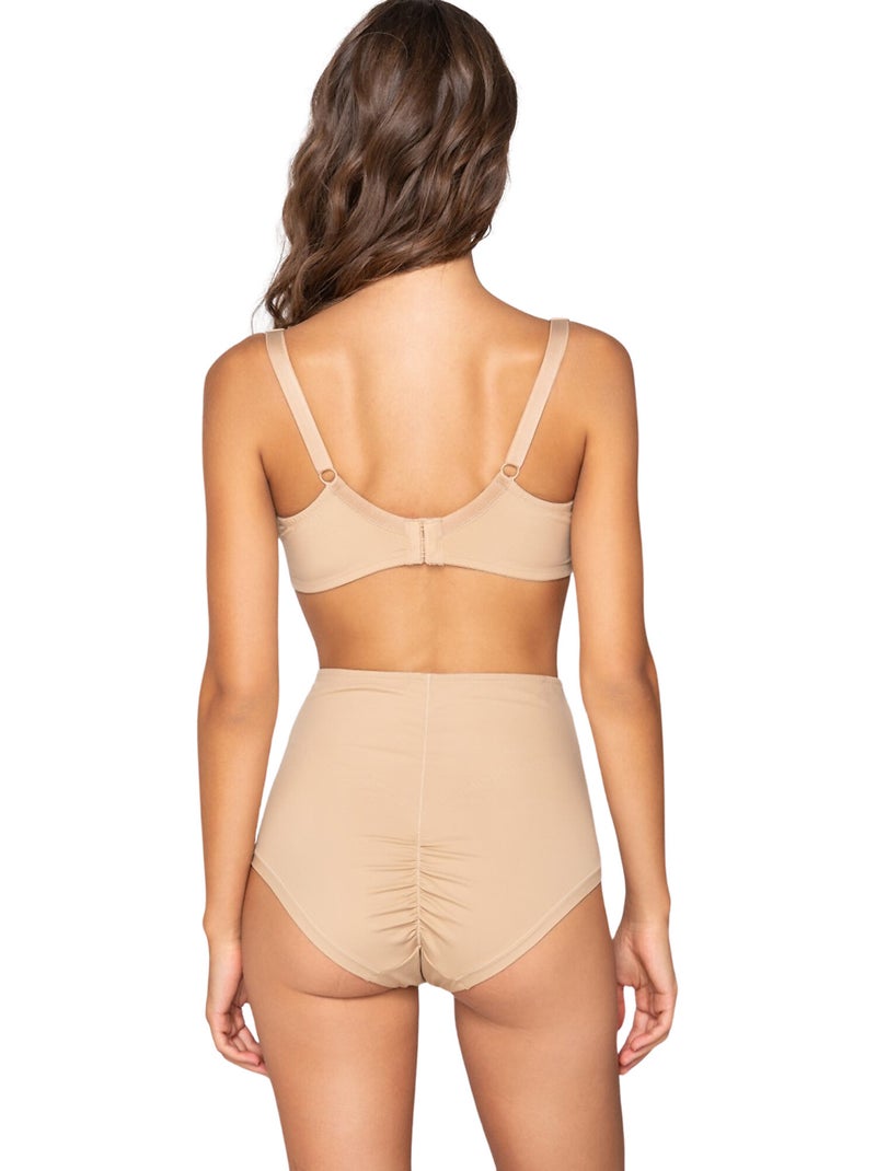 Culotte taille haute VENUS Beige - Kiabi