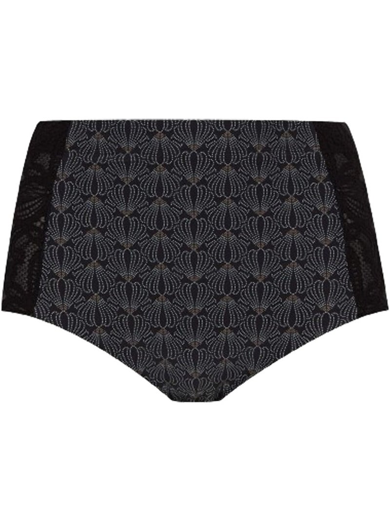 Culotte taille haute WELL ALLURE Noir Gris - Kiabi