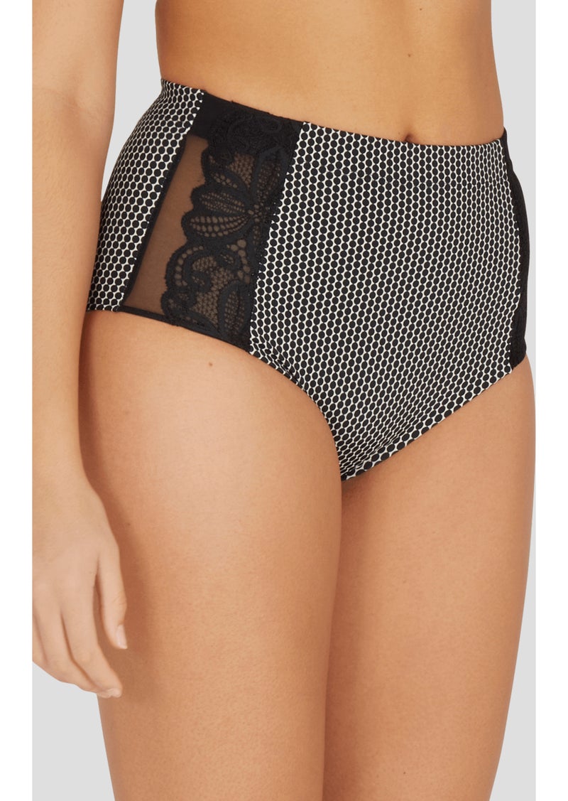 Culotte taille haute WELL ALLURE Well Noir Blanc Femme