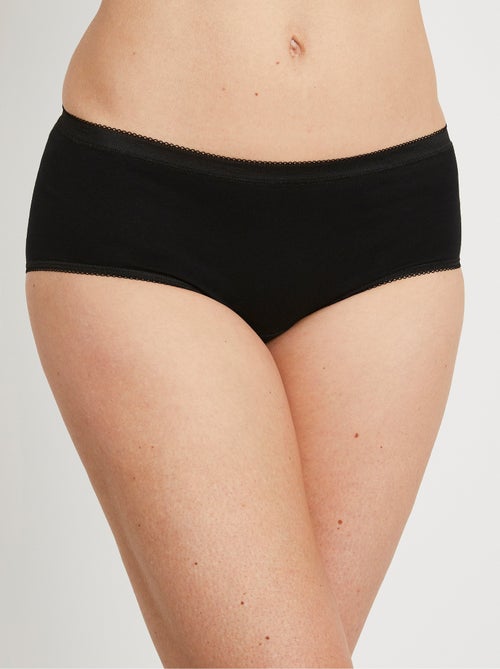 Culotte taille normale galbante coton - Afibel - Kiabi