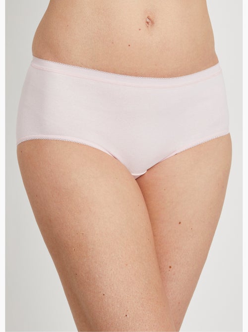 Culotte taille normale galbante coton - Afibel - Kiabi