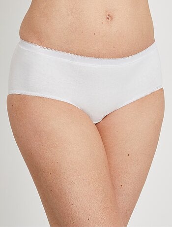 Culotte taille normale galbante coton