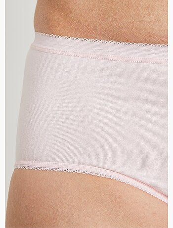 Culotte taille normale galbante coton