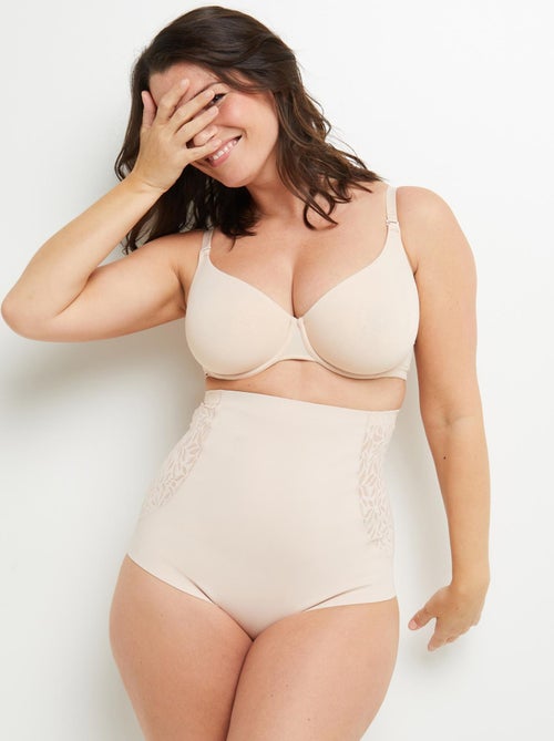 Culotte tres haute gainante sculptant Believe - RougeGorge Lingerie - Kiabi