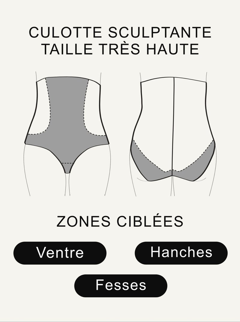 Culotte tres haute gainante sculptant Believe - RougeGorge Lingerie Beige sable - Kiabi