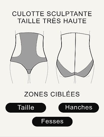 Culotte tres haute gainante sculptant Believe - RougeGorge Lingerie