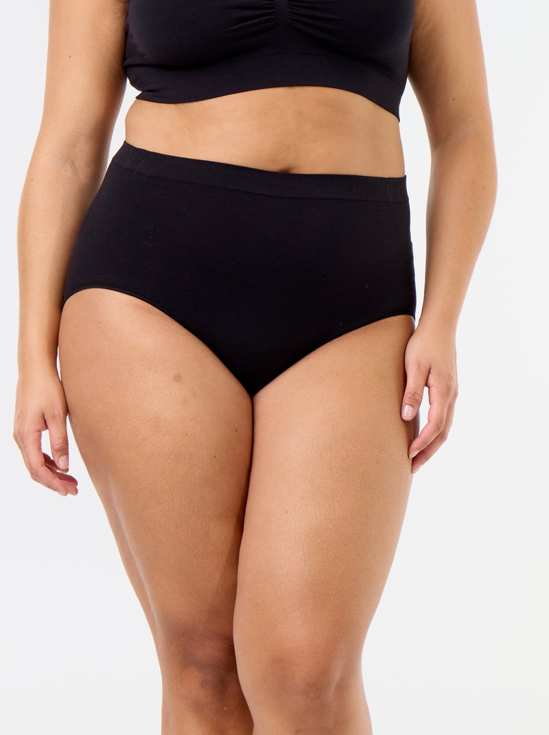Culotte unie Noir - Kiabi