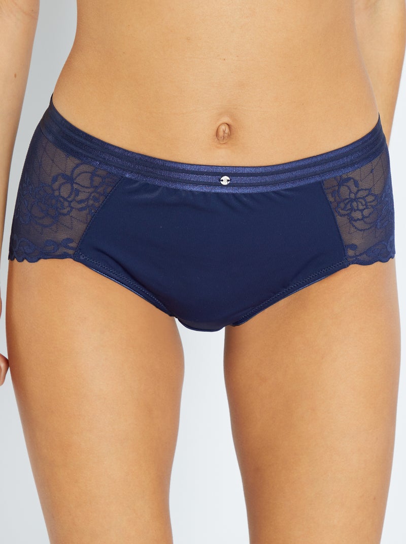 Culotte ventre plat 'Bestform' marine - Kiabi