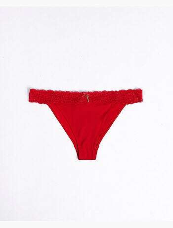 Culottes ADMAS à taille en dentelle avec emballage cadeau pour femmes