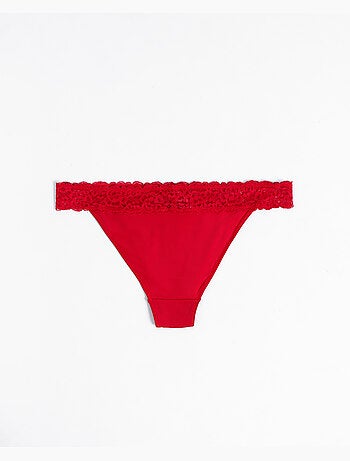 Culottes ADMAS à taille en dentelle avec emballage cadeau pour femmes
