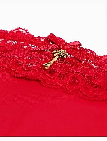 Culottes ADMAS à taille en dentelle avec emballage cadeau pour femmes