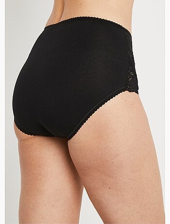 Culottes couvrantes dentelle - lot de 2 - Afibel