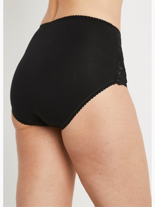 Culottes couvrantes dentelle - lot de 2 - Afibel - Kiabi
