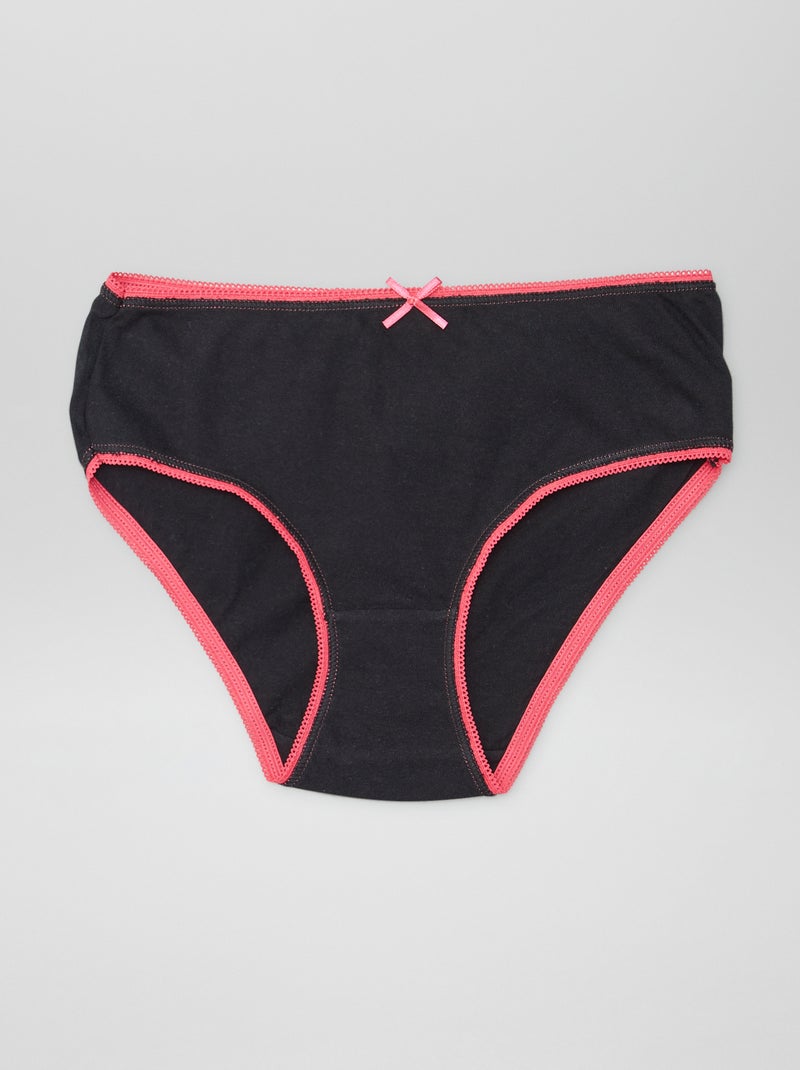 Culottes en coton imprimées - lot de 5 Rose - Kiabi