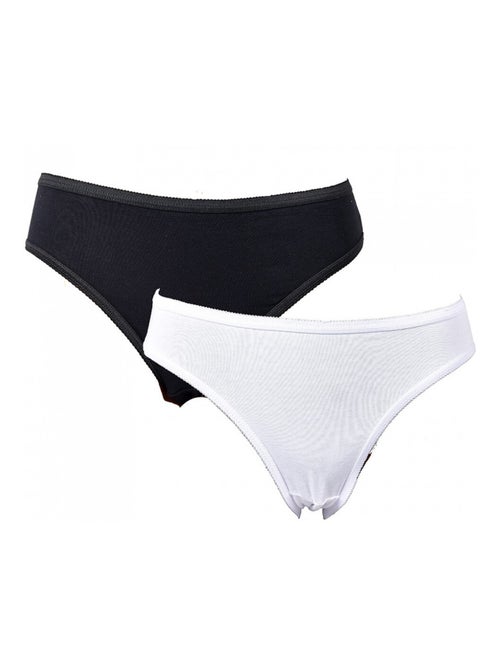 Culottes Femme Confort Maitien en Coton Qualité supérieure - Pack de 2 - Kiabi