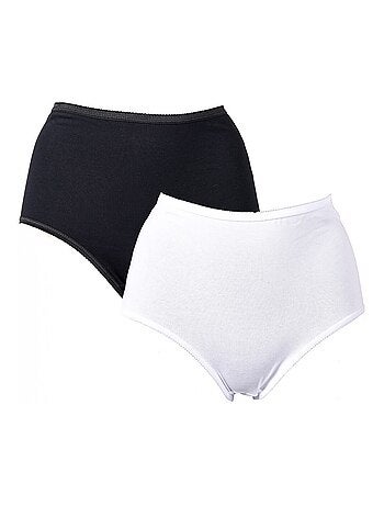 Culottes Femme Confort Maitien en Coton Qualité supérieure - Pack de 2
