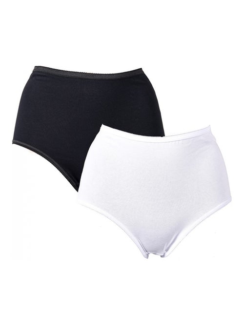 Culottes Femme Confort Maitien en Coton Qualité supérieure - Pack de 2 - Kiabi