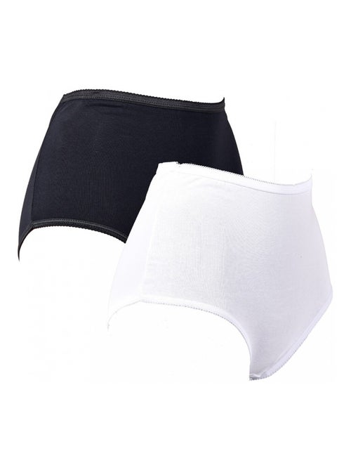 Culottes Femme Confort Maitien en Coton Qualité supérieure - Pack de 2 - Kiabi