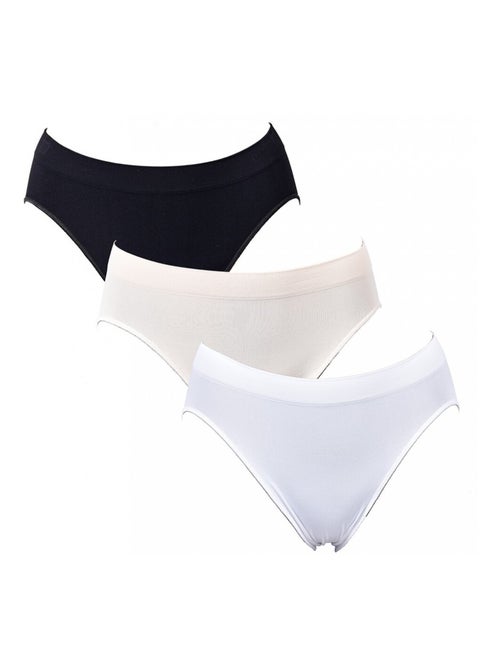 Culottes Femme Confort Maitien en Coton Qualité supérieure - Pack de 3 - Kiabi