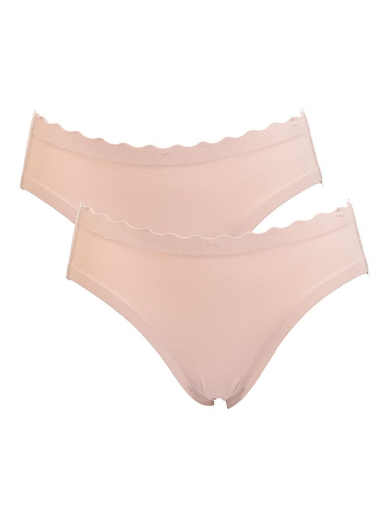 Culottes Femme DIM Confort Qualité supérieure - Pack de 2 Beige - Kiabi