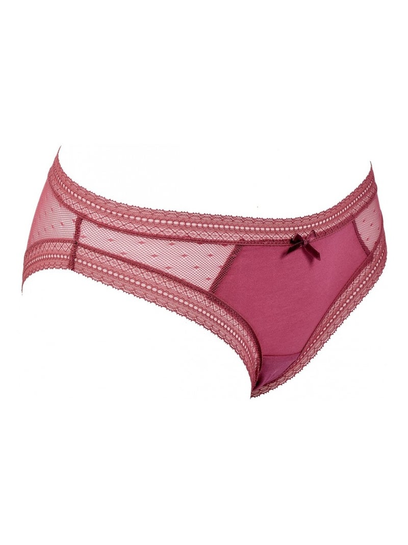 Culottes Femme DIM Confort Qualité supérieure - Pack de 2 Bordeaux - Kiabi