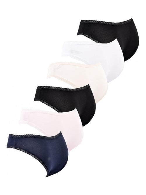 Culottes Femme INFINITIF - Pack de 6 - Kiabi Culottes Femme INFINITIF - Pack de 6 - Kiabi