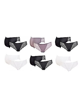 Culottes Femme INFINITIF avec Dentelle - Pack de 6