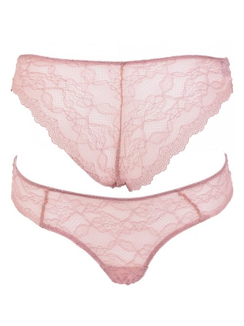 Culottes Femme INFINITIF avec Dentelle - Pack de 6 - Kiabi