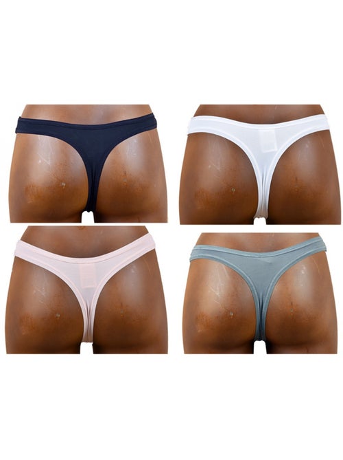 Culottes Femme INFINITIF Confort Qualité supérieure -Boxer, Shorty, String - Pack de assortis - Kiabi