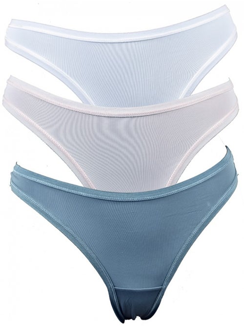 Culottes Femme INFINITIF Confort Qualité supérieure -Boxer, Shorty, String - Pack de assortis - Kiabi