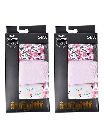 Culottes Femme INFINITIF MAXI en Coton - Pack de 6