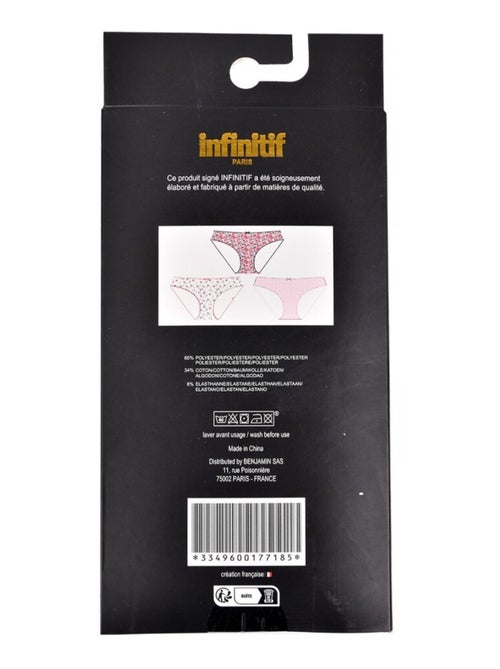 Culottes Femme INFINITIF MAXI en Coton - Pack de 6 - Kiabi