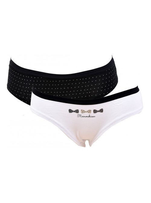 Culottes Femme MANOUKIAN Underwear - Pack de 2 - Kiabi
