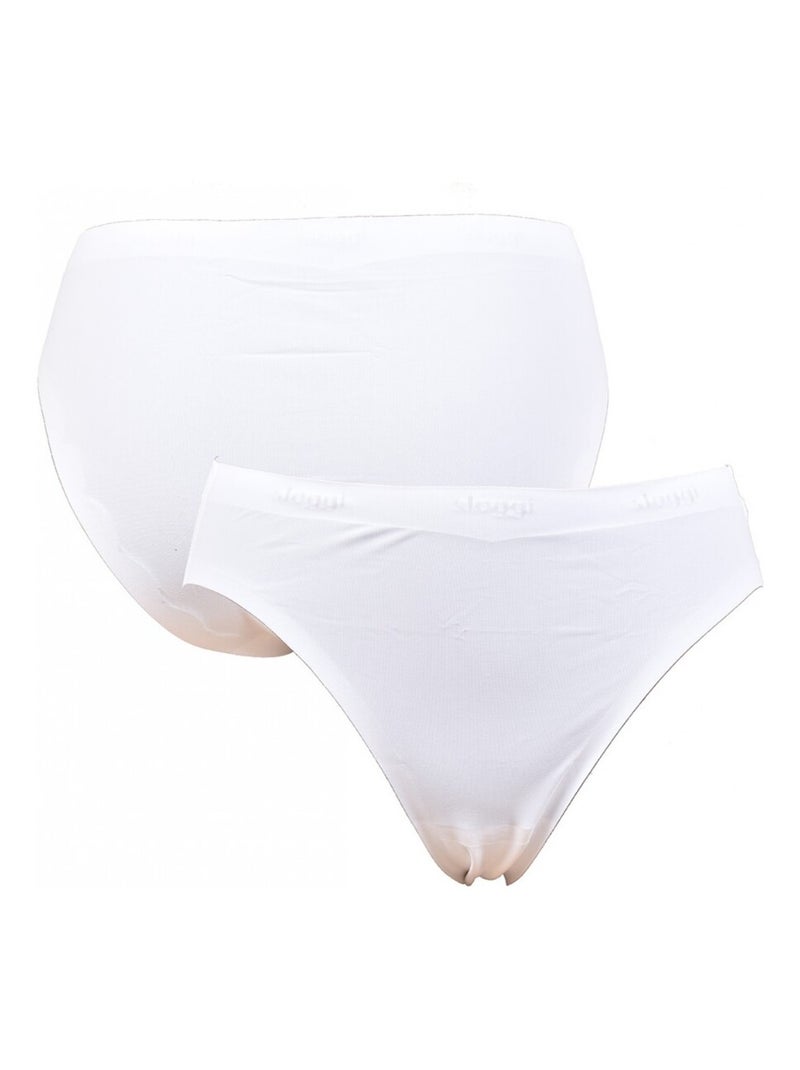 Culottes Femme SLOGGI - Pack de 3 Blanc Blanc - Kiabi