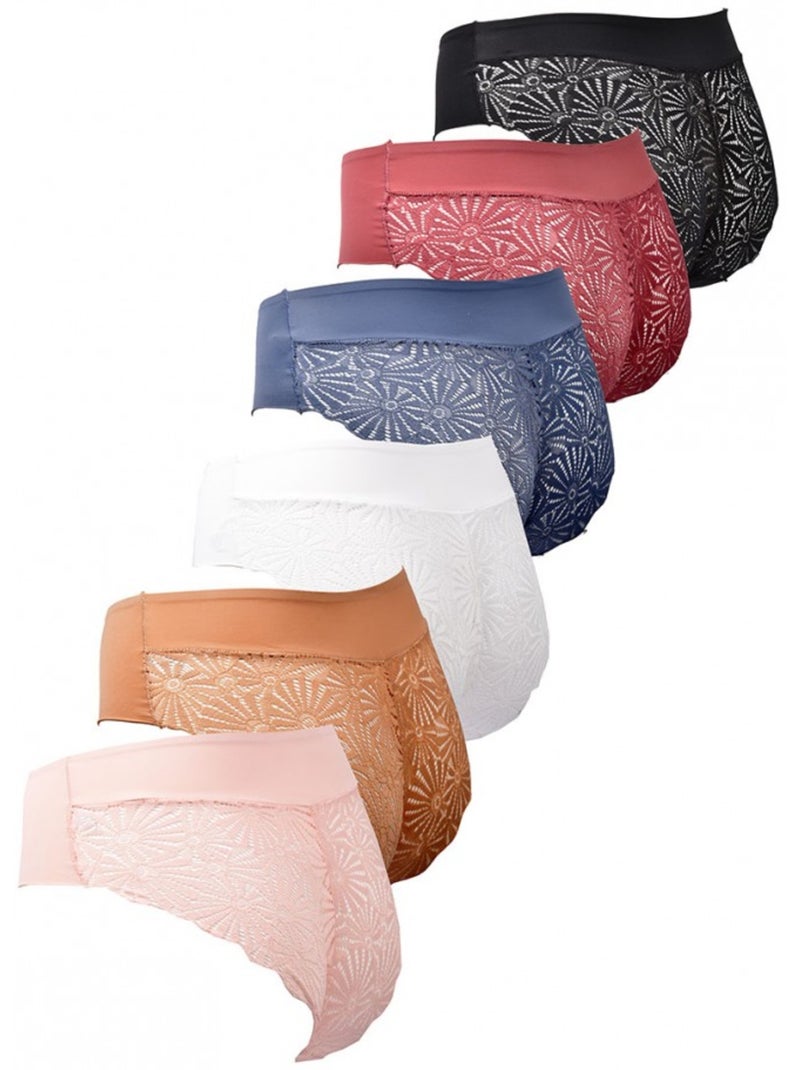 Culottes Femme Ultra confort Découpe Laser - Pack de de Multicolore - Kiabi