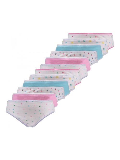 Culottes fille lot de 12 - Kiabi