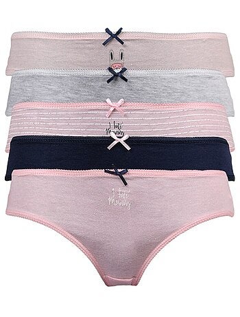 Culottes fille lot de 5