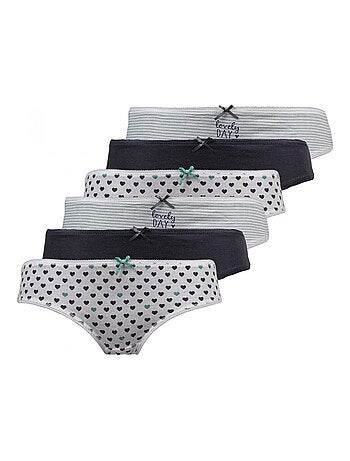Culottes fille lot de 6